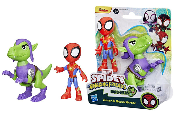 Marvel's Spidey: Dino-Webs - Spidey & Goblin Raptor