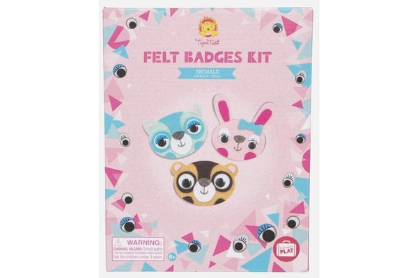 Tiger Tribe: Felt Badges Kit - Animals