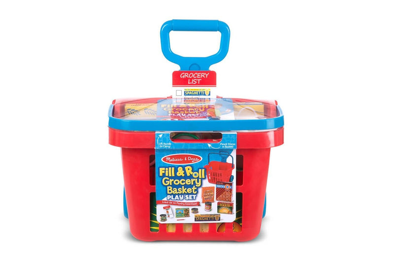 Melissa & Doug: Rolling Grocery Basket