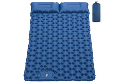 HYPERANGER Inflatable Double Camping Mat - Blue