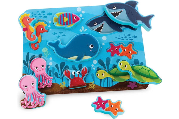 B. - Peek & Explore Peg Puzzle - Underwater