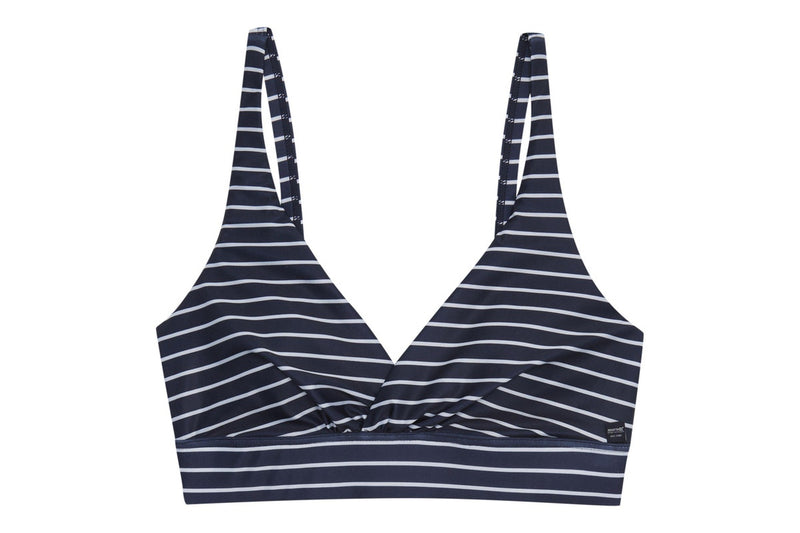 Regatta Womens/Ladies Paloma Stripe Textured Bikini Top (Navy/White) (18 UK)