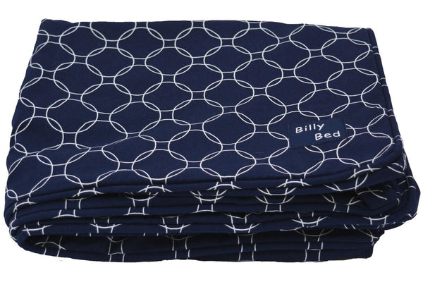 Brolly Sheets: Buddy Cover - Navy Circles (Medium)