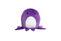 Mumbles Squidgy Octopus Plush Toy (Purple) (One Size)