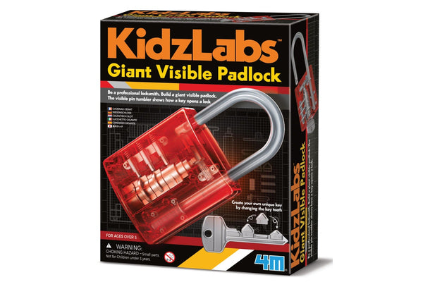 4M: Giant Visible Padlock - Science Kit