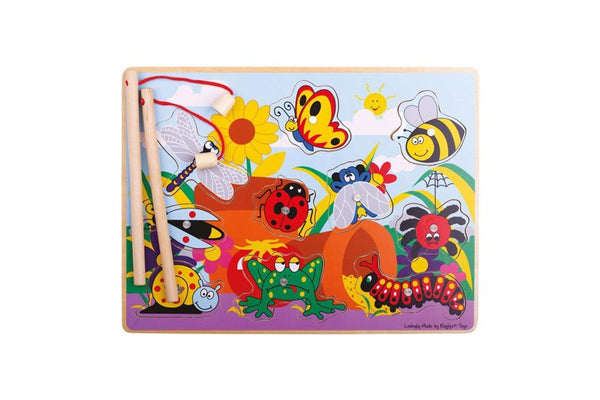 Bigjigs Toys 30cm Magnetic Bugs Fun Kids Children Wooden Educational Toy 18m+