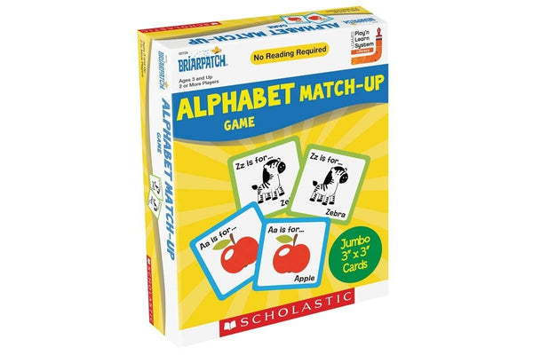 Scholastic Alphabet Counting Match Up Game Kids Children Educational Toy 2+