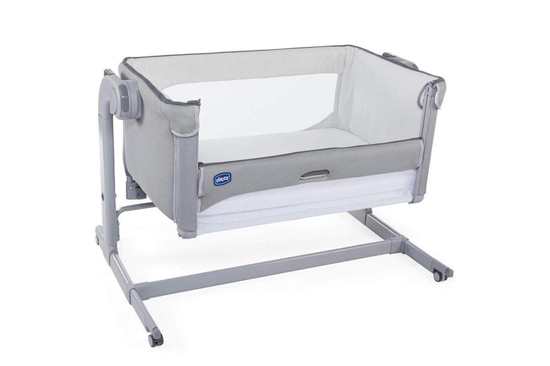 Chicco Juvenile 94cm Next2Me Magic Baby Crib Rocking w Mattress Sleeper Cool GRY