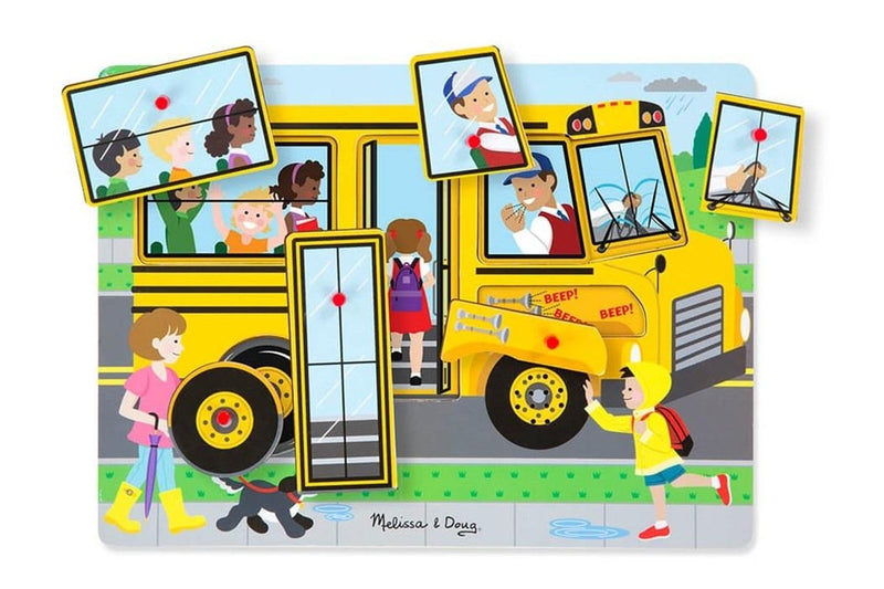 Melissa & Doug: The Wheels on the Bus - Sound Puzzle