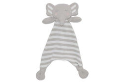 Living Textiles Newborn Infant Baby Cotton Eli the Elephant Security Blanket