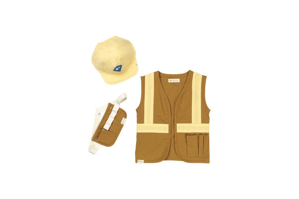 Fabelab Dress Up Builder Set Party Costume Role Play Kids Children 3-6y Ochre