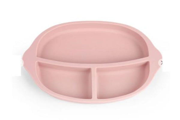 Haakaa: Silicone Divided Plate - Blush