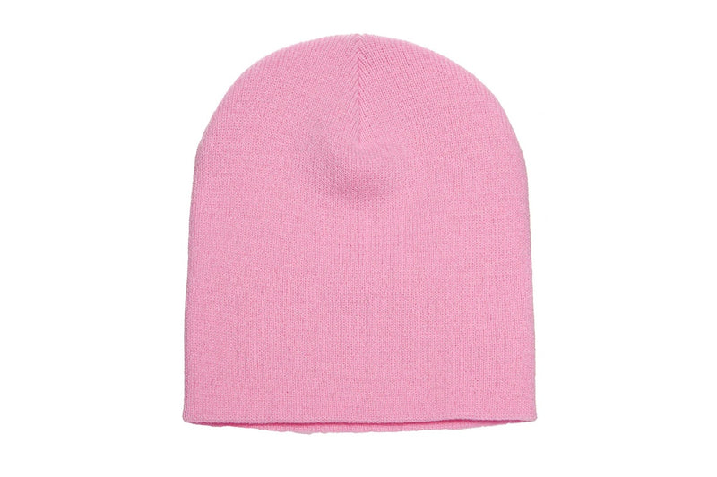 Yupoong Flexfit Unisex Heavyweight Standard Beanie Winter Hat (Baby Pink) (One Size)