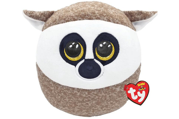 Ty Squishy Beanies: Linus the Lemur - 10" Plush