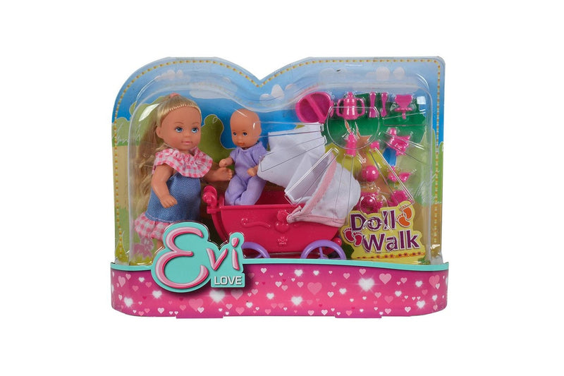 Simba Evi Love Doll Walk Doll Playset Assorted Kids Imaginative Play Toy 3y+