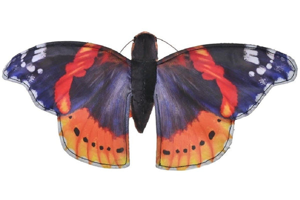 Wild Republic: Rainforest Red Admiral Butterfly - 7" Finger Puppet