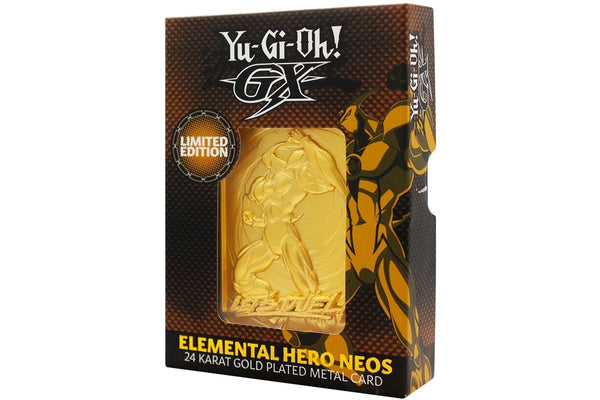 Yu-Gi-Oh! Elemental Hero Neos (24K Gold Plated) - Ingot