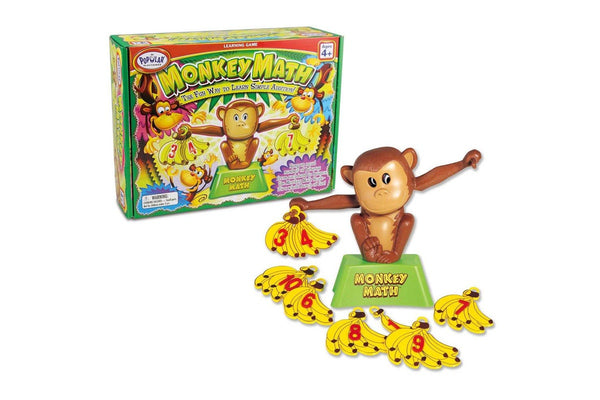 Popular Playthings Monkey Math Educational Addition Fun Learning Game Kids 4y+