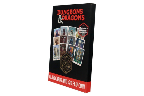 Dungeons & Dragons: Class Cards and D20 Flip Coin