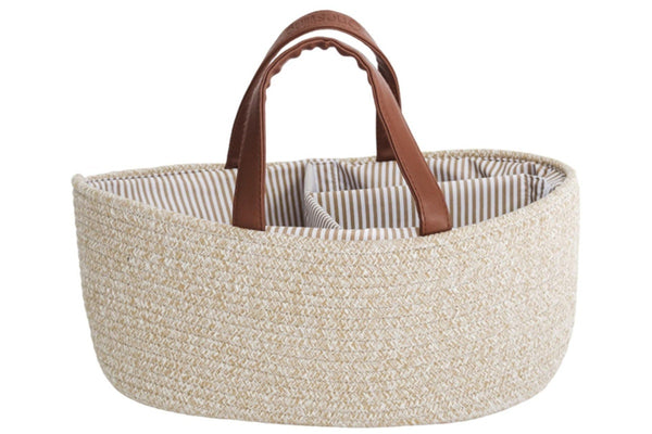 Nestling: Nappy Caddy - Dark Natural Melange