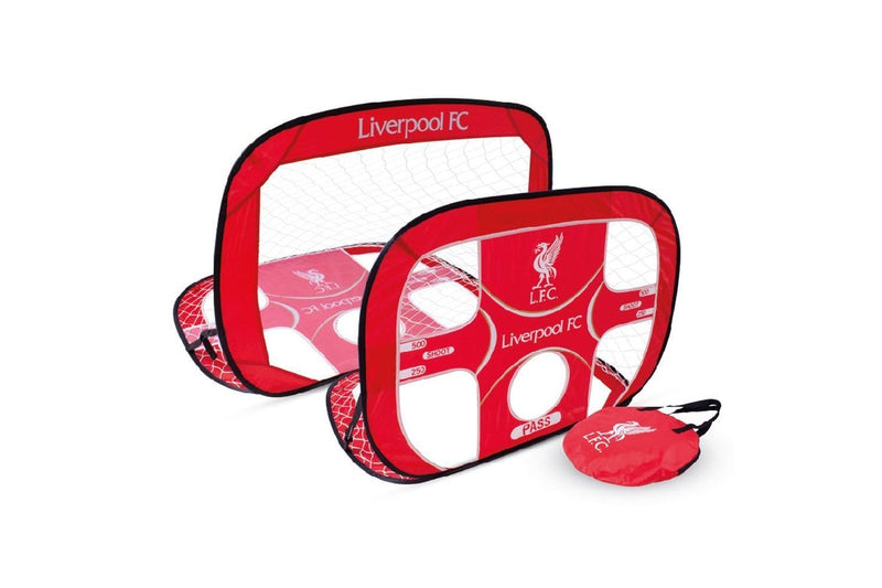 Liverpool FC Pop Up Football Goal (Red) (One Size)