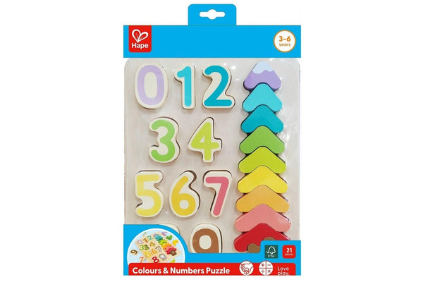 Hape: Colours & Numbers Puzzle