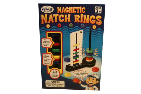 Popular Playthings Magnetic Match Rings Play Stacking Fun Toy Kids Children 3y+