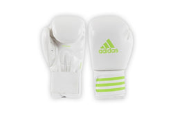 Adidas Fpower 200 Boxing Gloves - 10oz (White/Green)