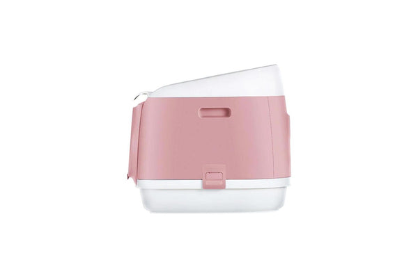 Pakeway Tomcat Free Dual-Door Cabin Pet Cat Litter Box Enclosed Toilet Pink