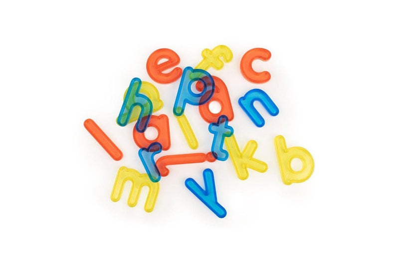 76pc Miniland Aptitude Translucent Lowercase Letters Kids Educational Toy 3y+