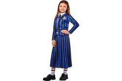 Wednesday (2023): Nevermore Academy - Blue Costume (Size: 6-8)