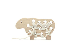 Loch Ness Gabby The Sheep Kids Children Fun Play Learning Wood Lacing Toy 3y+