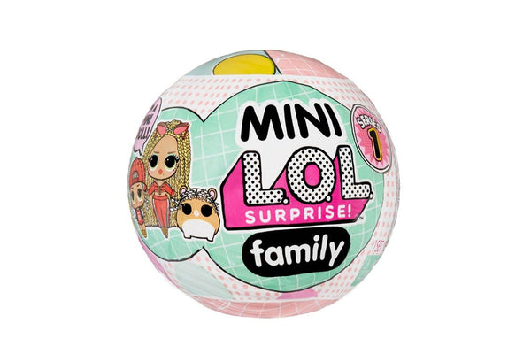 L.O.L. Surprise 9cm OMG Mini Family Ball Doll Kids Children 8y+ Toy Assorted