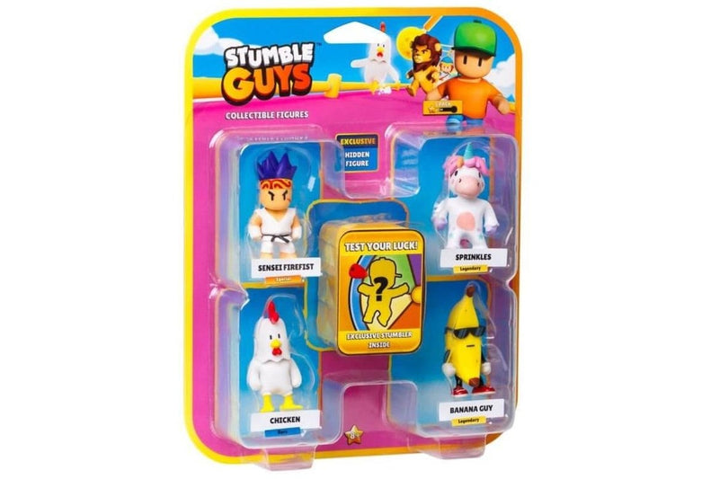 Stumble Guys: Action Figure 5-Pack - (Assorted Designs)