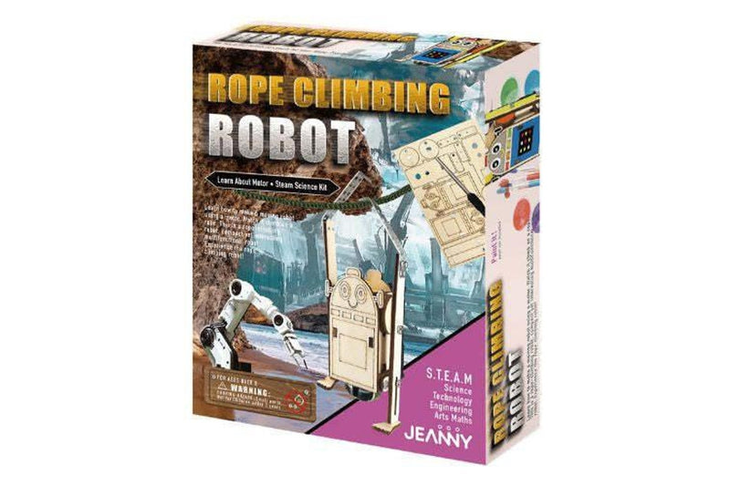 Jeanny: Steam Rope Climbing Robot