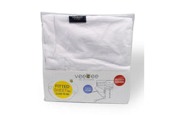 VeeBee 660x530mm White Fitted Sheet For Close To Me Co-Sleeper Bassinet