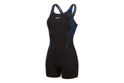 Speedo Womens/Ladies Hyperboom Splice Legsuit (Black/Blue) (8 UK)