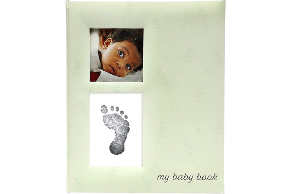 Pearhead: Leaves Baby Book - Sage