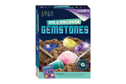 Curious Universe Dig & Discover Gemstones Archaeology Activity Kit Kids 8y+