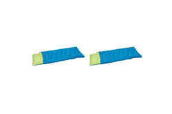 2x Quest Outdoors Kids Children Ridgeline 0 Deg Camping Soft Sleeping Bag Blue