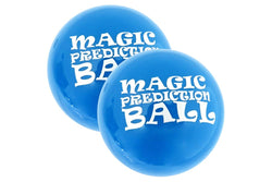 2x Magic Prediction 10cm Spin Ball Kids Children 6+ Game Mystic Playing Toy Blue