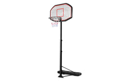 Costway Adjustable Basketball Hoop Stand System All Weather Basketball Ring w/ Wheels & Sturdy Base Teenagers