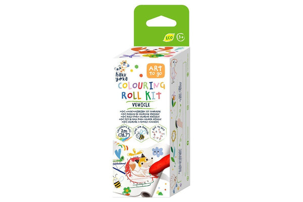 Haku Yoka: Mini Colouring Roll - Kit Vehicle