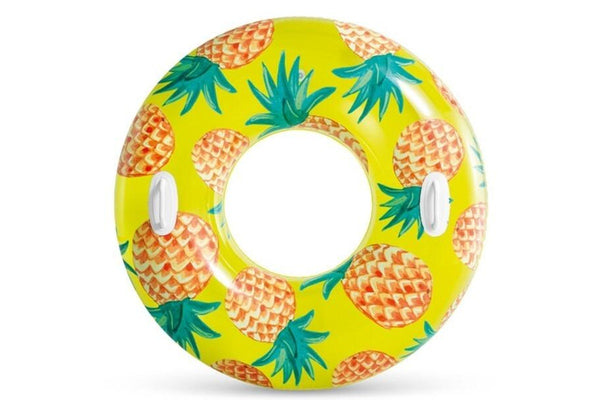 Intex: Tropical Fruit Tube with Handles - Pineapple