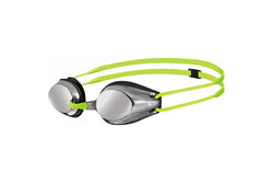 Arena Childrens/Kids Tracks Swimming Goggles (Silver/Black/Fluorescent Lime) (One Size)