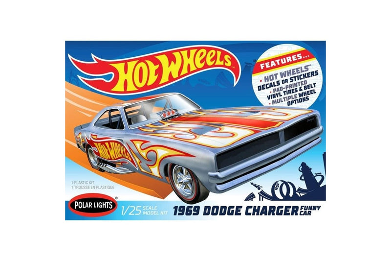 Polar Lights 1:25 1969 Dodge Charger Funny Car Hot Wheels RPOL988