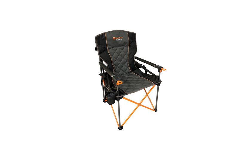 Wildtrak Nannup Camp Chair Dlx 200Kg Weight Rating Outdoor Camping 104x60cm