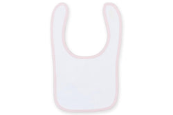 Larkwood Toddler Bib (White/Pale Pink) (One Size)