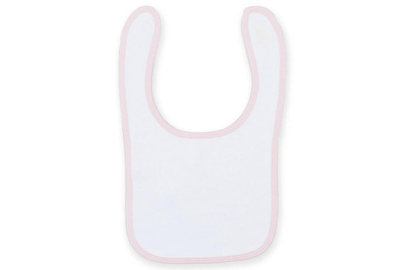 Larkwood Toddler Bib (White/Pale Pink) (One Size)