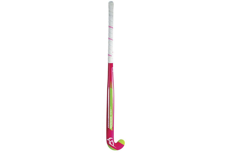 Kookaburra Crush Wood 32'' Long Light-Weight Field Hockey Stick Pink Green